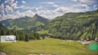 Archiv Foto Webcam Damüls: Blick vom Hertehof 11:00