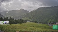 Archiv Foto Webcam Damüls: Blick vom Hertehof 07:00