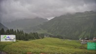 Archiv Foto Webcam Damüls: Blick vom Hertehof 13:00