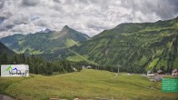 Archiv Foto Webcam Damüls: Blick vom Hertehof 11:00