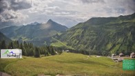 Archiv Foto Webcam Damüls: Blick vom Hertehof 09:00