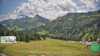 Archiv Foto Webcam Damüls: Blick vom Hertehof 11:00