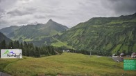 Archiv Foto Webcam Damüls: Blick vom Hertehof 07:00