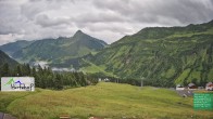 Archiv Foto Webcam Damüls: Blick vom Hertehof 05:00