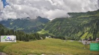 Archiv Foto Webcam Damüls: Blick vom Hertehof 11:00