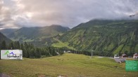 Archiv Foto Webcam Damüls: Blick vom Hertehof 05:00
