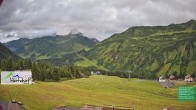 Archiv Foto Webcam Damüls: Blick vom Hertehof 05:00