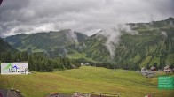 Archiv Foto Webcam Damüls: Blick vom Hertehof 09:00