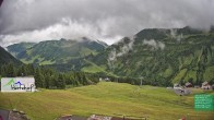 Archiv Foto Webcam Damüls: Blick vom Hertehof 11:00