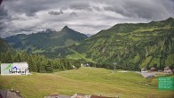 Archiv Foto Webcam Damüls: Blick vom Hertehof 15:00