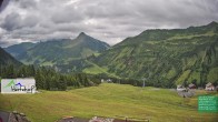 Archiv Foto Webcam Damüls: Blick vom Hertehof 09:00