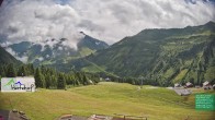 Archiv Foto Webcam Damüls: Blick vom Hertehof 11:00