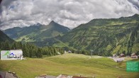 Archiv Foto Webcam Damüls: Blick vom Hertehof 13:00
