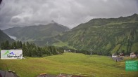 Archiv Foto Webcam Damüls: Blick vom Hertehof 07:00