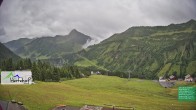Archiv Foto Webcam Damüls: Blick vom Hertehof 09:00