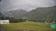 Archiv Foto Webcam Damüls: Blick vom Hertehof 11:00