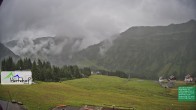 Archiv Foto Webcam Damüls: Blick vom Hertehof 13:00