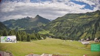 Archiv Foto Webcam Damüls: Blick vom Hertehof 11:00