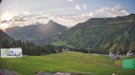 Archiv Foto Webcam Damüls: Blick vom Hertehof 06:00