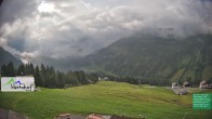 Archiv Foto Webcam Damüls: Blick vom Hertehof 07:00