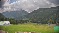Archiv Foto Webcam Damüls: Blick vom Hertehof 11:00