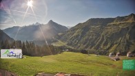 Archiv Foto Webcam Damüls: Blick vom Hertehof 07:00