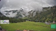 Archiv Foto Webcam Damüls: Blick vom Hertehof 10:00