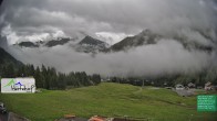 Archiv Foto Webcam Damüls: Blick vom Hertehof 11:00