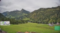 Archiv Foto Webcam Damüls: Blick vom Hertehof 07:00