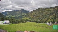 Archiv Foto Webcam Damüls: Blick vom Hertehof 09:00