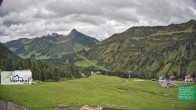 Archiv Foto Webcam Damüls: Blick vom Hertehof 11:00