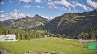 Archiv Foto Webcam Damüls: Blick vom Hertehof 15:00