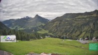 Archiv Foto Webcam Damüls: Blick vom Hertehof 09:00