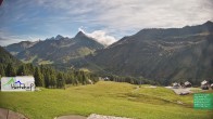Archiv Foto Webcam Damüls: Blick vom Hertehof 11:00
