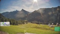 Archiv Foto Webcam Damüls: Blick vom Hertehof 09:00