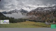 Archiv Foto Webcam Damüls: Blick vom Hertehof 15:00