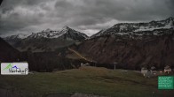 Archiv Foto Webcam Damüls: Blick vom Hertehof 17:00