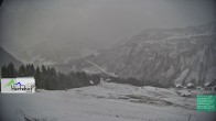 Archiv Foto Webcam Damüls: Blick vom Hertehof 09:00
