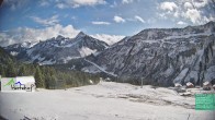 Archiv Foto Webcam Damüls: Blick vom Hertehof 11:00