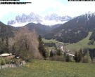 Archiv Foto Webcam Villnöss - Blick auf St. Magdalena und Geisslerspitzen 13:00