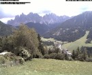 Archiv Foto Webcam Villnöss - Blick auf St. Magdalena und Geisslerspitzen 13:00