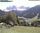 Archiv Foto Webcam Villnöss - Blick auf St. Magdalena und Geisslerspitzen 13:00