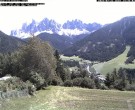 Archiv Foto Webcam Villnöss - Blick auf St. Magdalena und Geisslerspitzen 13:00