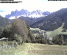 Archiv Foto Webcam Villnöss - Blick auf St. Magdalena und Geisslerspitzen 15:00