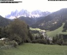 Archiv Foto Webcam Villnöss - Blick auf St. Magdalena und Geisslerspitzen 13:00