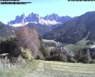 Archiv Foto Webcam Villnöss - Blick auf St. Magdalena und Geisslerspitzen 15:00