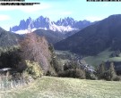 Archiv Foto Webcam Villnöss - Blick auf St. Magdalena und Geisslerspitzen 15:00