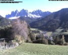 Archiv Foto Webcam Villnöss - Blick auf St. Magdalena und Geisslerspitzen 15:00