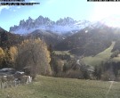 Archiv Foto Webcam Villnöss - Blick auf St. Magdalena und Geisslerspitzen 11:00