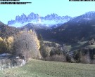 Archiv Foto Webcam Villnöss - Blick auf St. Magdalena und Geisslerspitzen 13:00